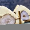 ست های جا دستمالی با ژئود طبیعی عقیق