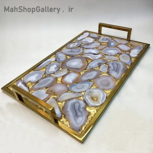 سینی از جنس رز کوارتز